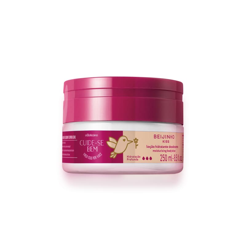 Combo Cuide-Se Bem Beijinho: Loção Hidratante, 250Ml + Sabonete Em Barra, 2 Un. 80G Cada