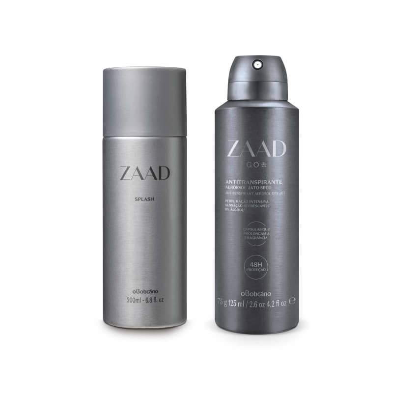 Combo Zaad: Splash, 200Ml + Antitranspirante Aerosol, 75G