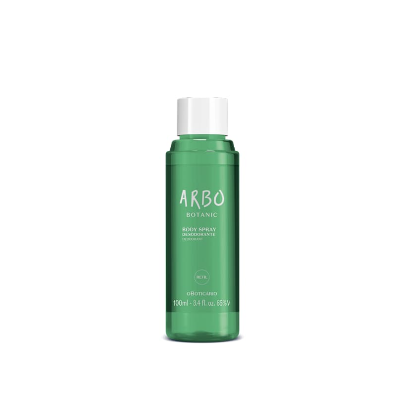 Combo Arbo Botanic: Body Spray 100ml + Refil 100ml