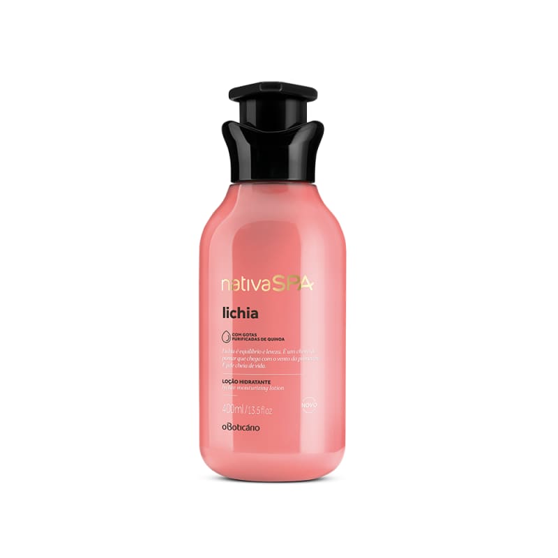Kit o Boticário Nativa SPA Lichia Hidratante Plus (2 Produtos)