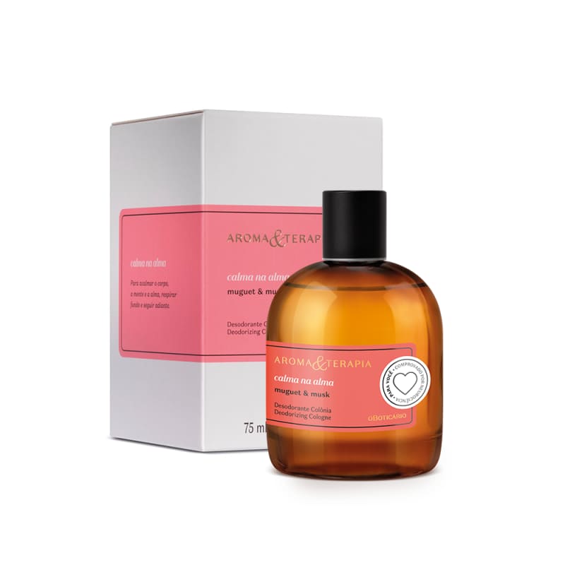 Combo Aroma & Terapia Calma na Alma: Desodorante Colônia 75ml + Aromatizador de Ambiente 250ml