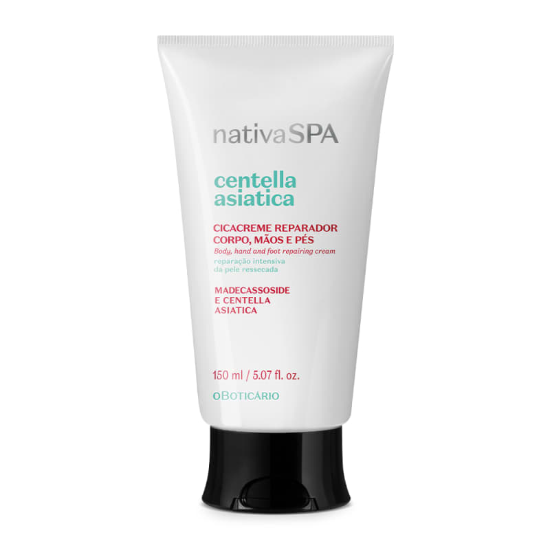 Combo Cicacreme Nativa SPA Centella Asiática: Reparador Corporal 150ml + Multirreparador Calmante 30ml + Reparador Facial 75ml