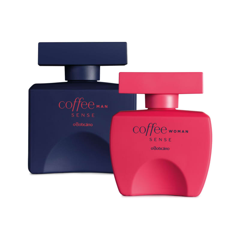 Combo Coffee Sense Desodorante Colônia: Woman 100ml + Man 100ml