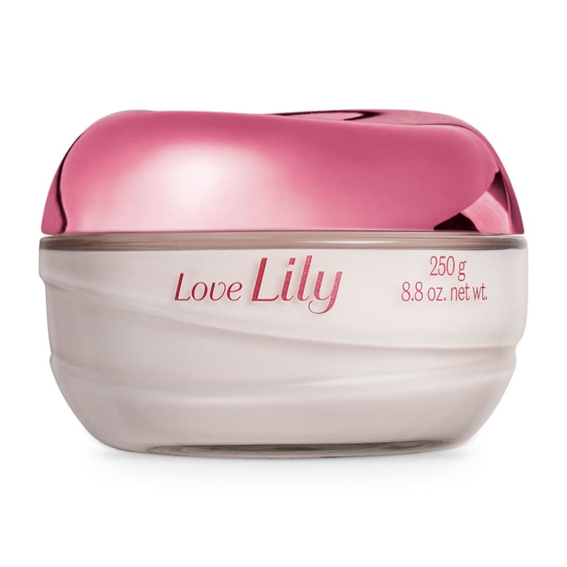 Creme Acetinado Desodorante Hidratante Corporal Love Lily 250g