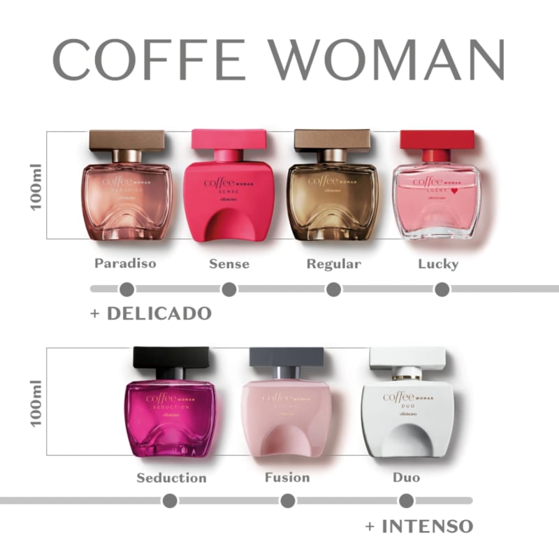 Coffee Woman Fusion Desodorante Colônia 100ml - Pechinchou