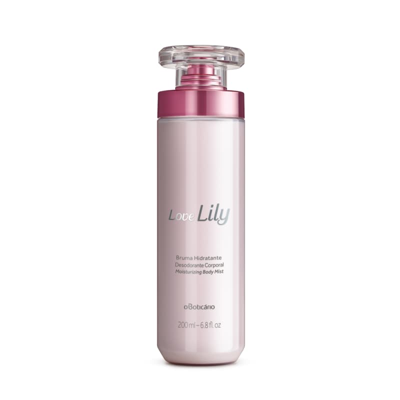 Love Lily o Boticário - Bruma Hidratante Desodorante Corporal 200ml Menor preço em Love Lily o Boticário - Bruma Hidratante Desodorante Corporal 200ml