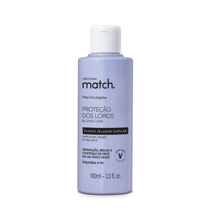 Fluido Selador Capilar Match Proteção dos Loiros 100ml