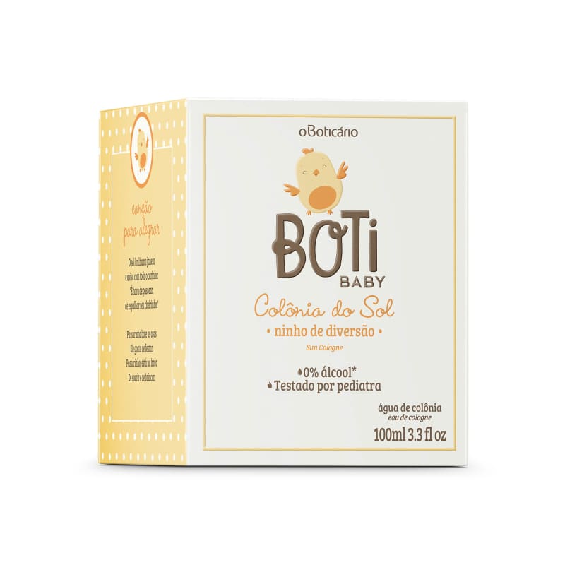Colônia Boti Baby Sol 100ml
