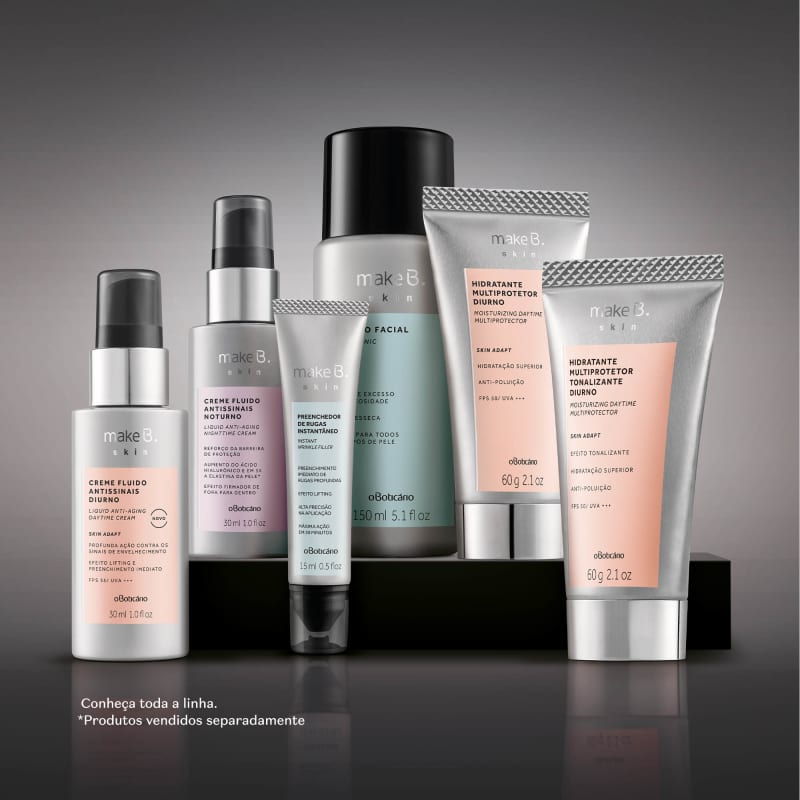 Hidratante Multiprotetor Tonalizante Diurno Make B. Skin 60g