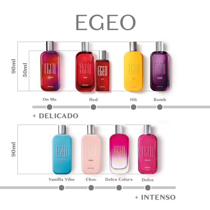 Egeo Choc Desodorante Colônia 90ml