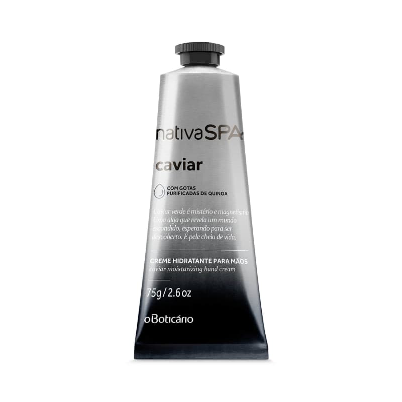 Creme Hidratante para Mãos Desodorante Nativa SPA Caviar 75g