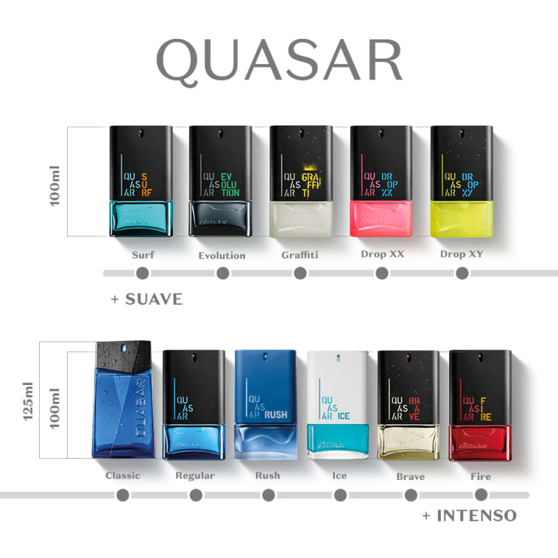 Quasar Fire Desodorante Colônia 100ml