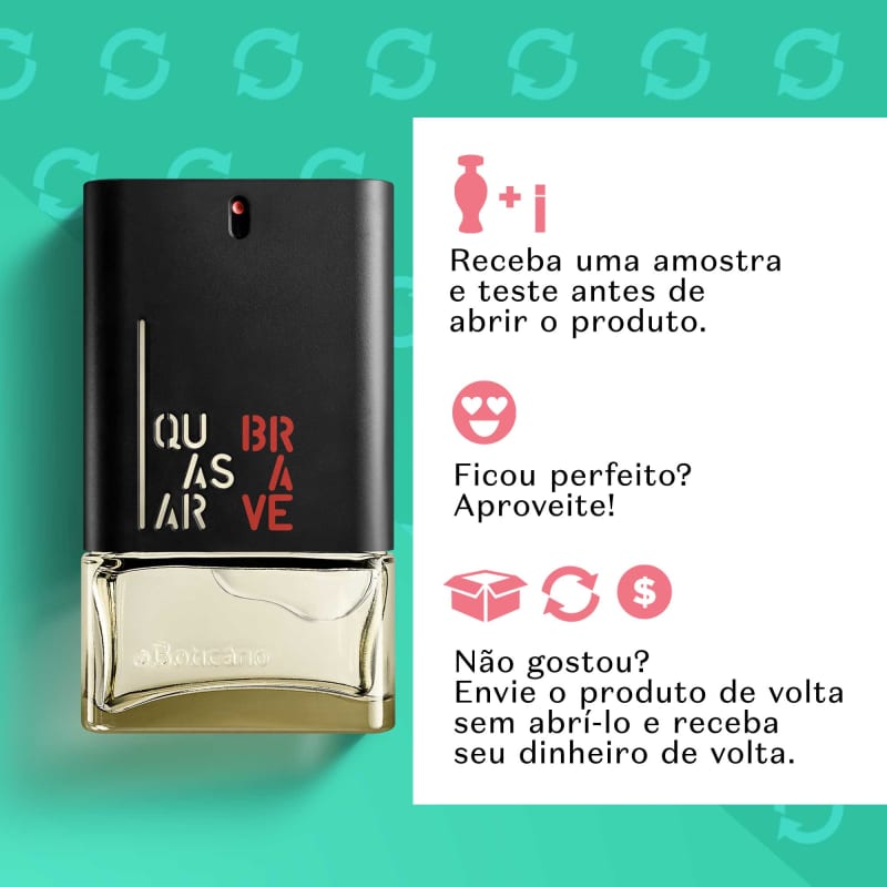 Quasar Brave Desodorante Colônia 100ml