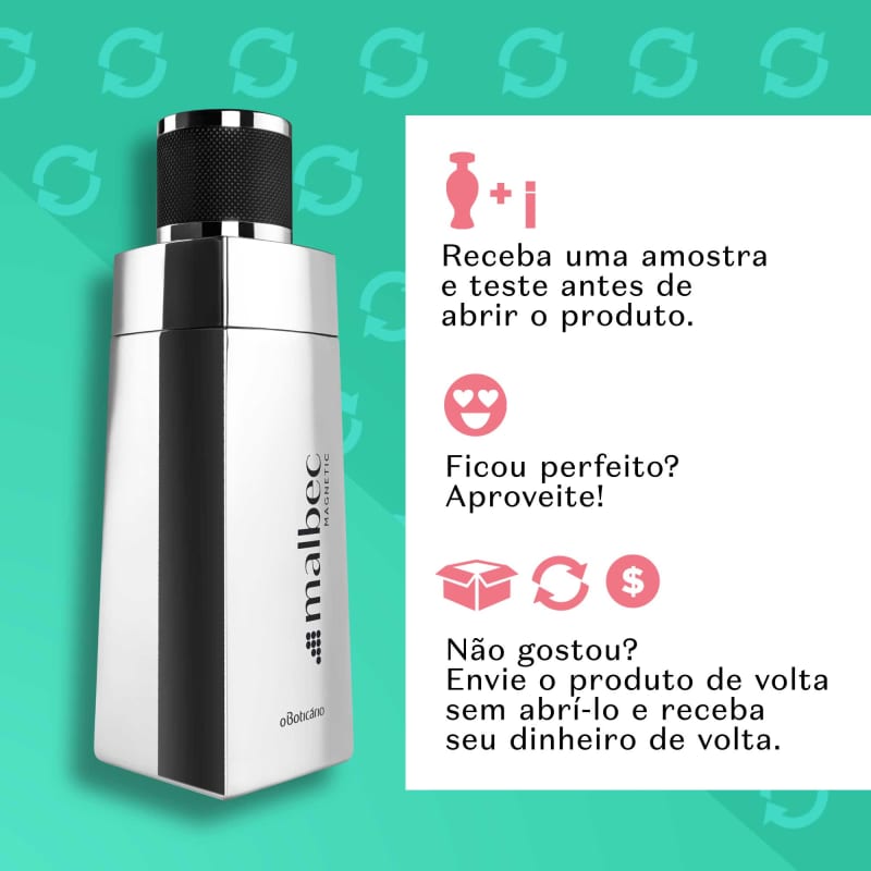 Malbec Magnetic Desodorante Colônia 100ml