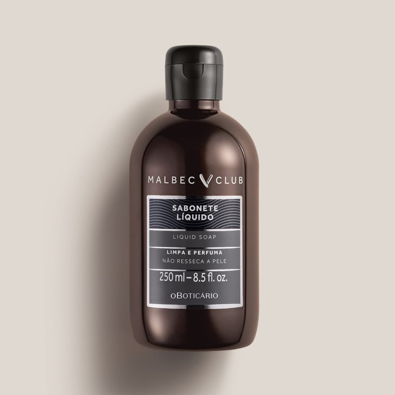 MALBEC CLUB LIQUID SOAP FOR MEN (Vegan) 250 ml – Missy Mô