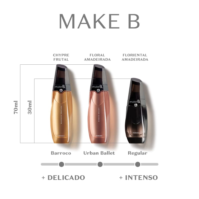 Make B. Urban Ballet Desodorante Colônia 70ml