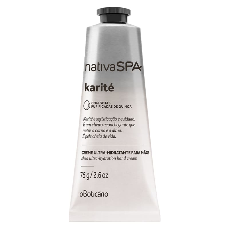 Creme Hidratante Desodorante para Mãos Nativa SPA Karité, 75g