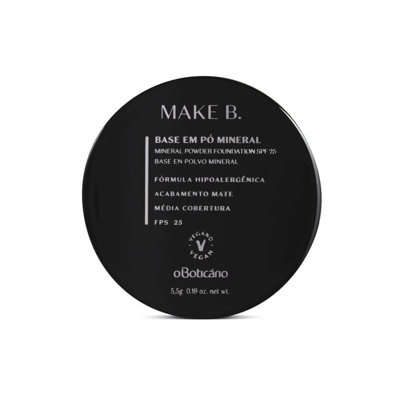 Base em Pó Mineral Cor 50 Make B. 5,5g
