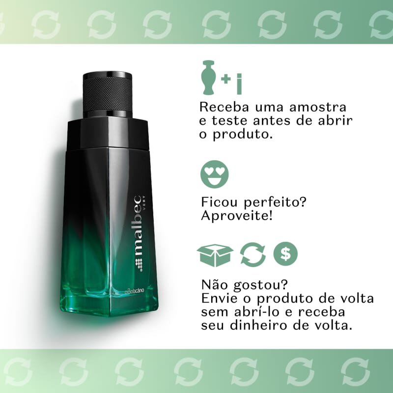 Malbec Vert Desodorante Colônia 100ml
