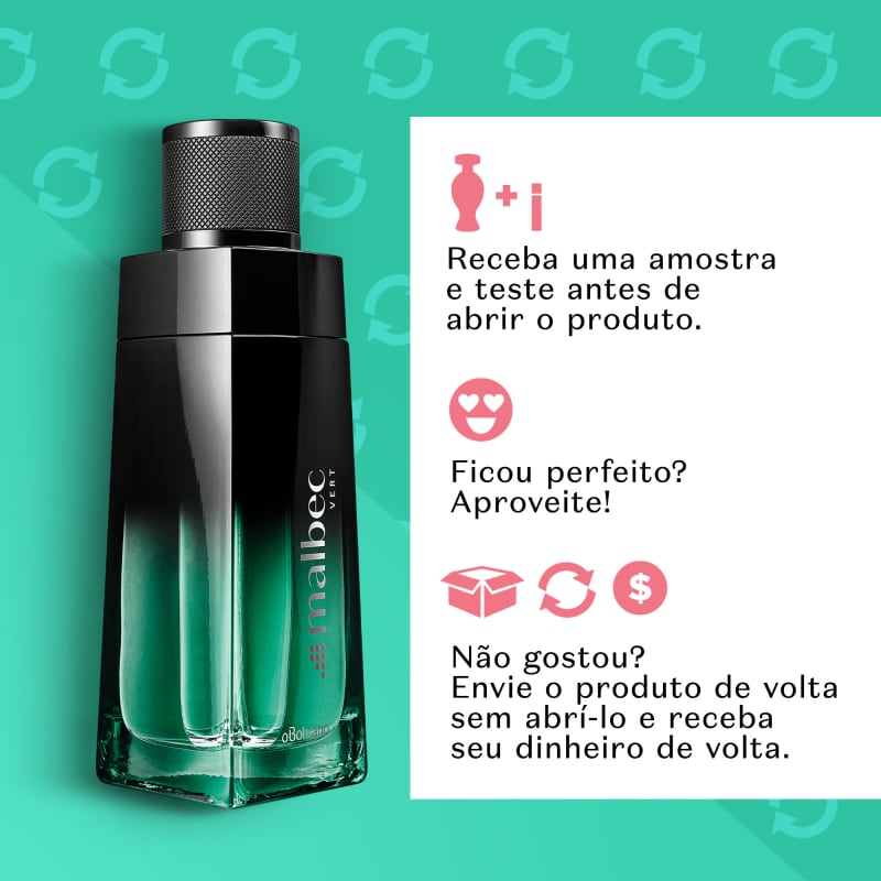 Malbec Vert Desodorante Colônia 100ml