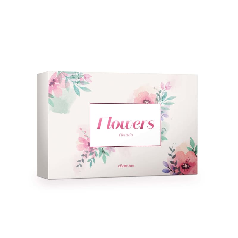 Kit Presente Floratta Desodorante Colônia: Floratta Blue 30ml + Floratta Rose 30ml + Floratta Flores Secretas 30ml