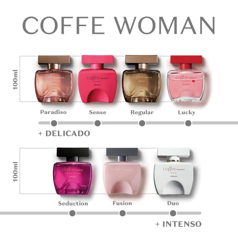 Coffee Woman Fusion Deodorant Cologne 100ml - o Boticario