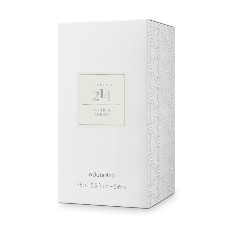 Botica 214 Musk & Cedro Eau De Parfum 75ml