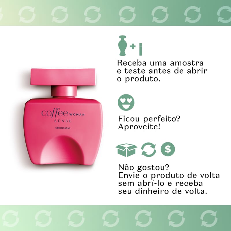 Coffee Woman Sense Desodorante Colônia 100ml