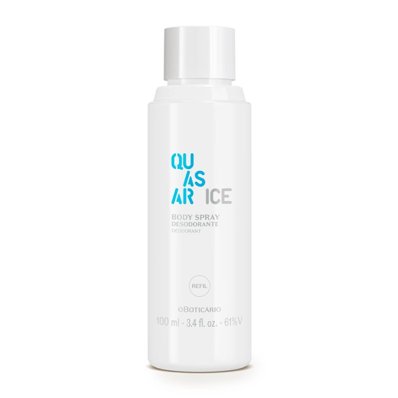 Refil Body Spray Desodorante Quasar Ice 100ml