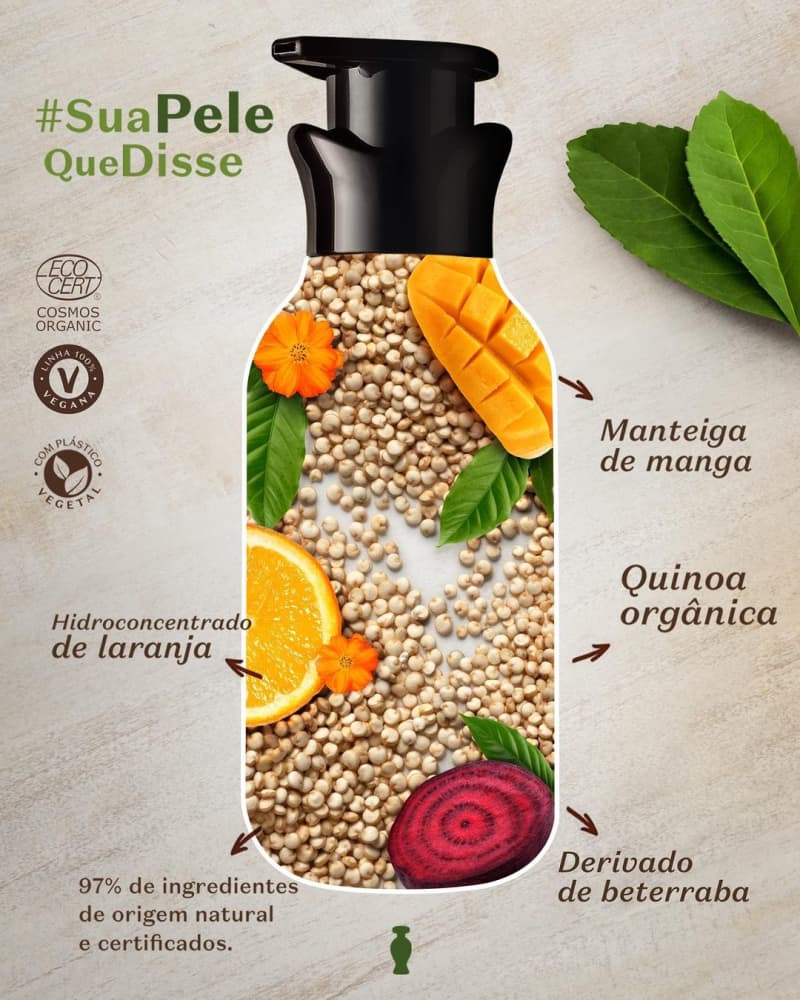 Loção Nutritiva Corporal Nativa Spa Orgânico 400ml