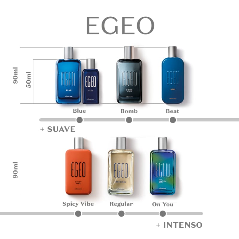 Egeo Blue Desodorante Colônia 50ml