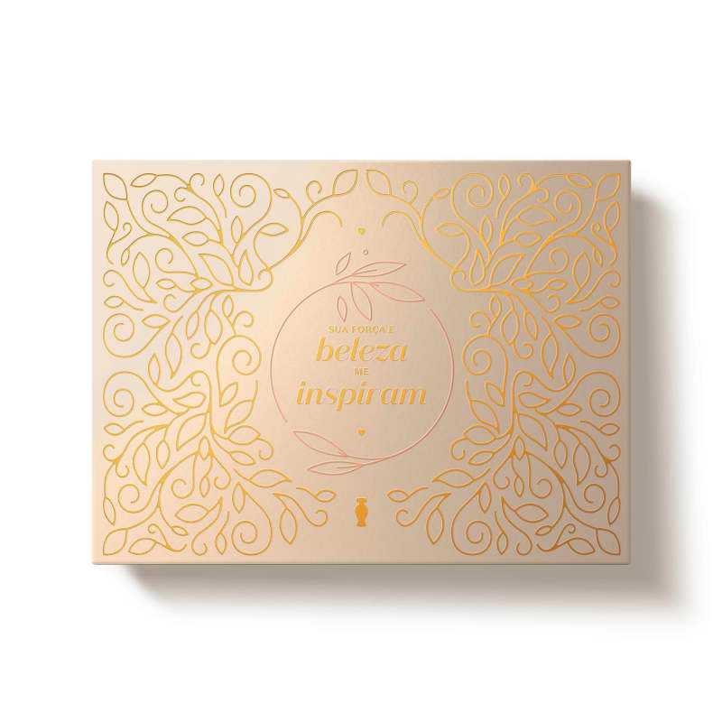 Kit Presente Lily: Eau de Parfum 75ml + Creme Acetinado 250g + Creme de Mãos 50g