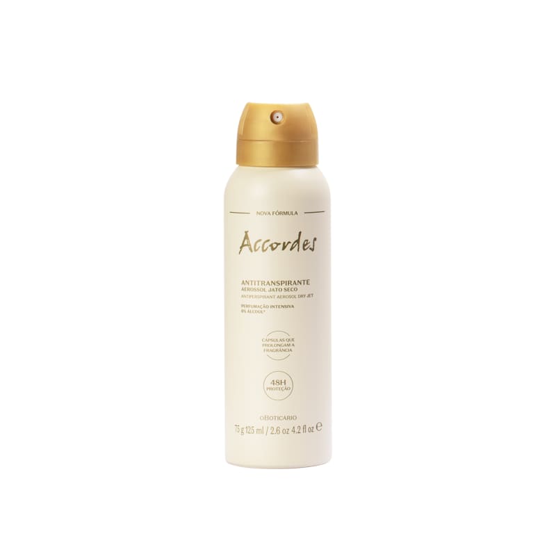 Kit Presente Accordes: Desodorante Colônia 80ml + Creme Hidratante 200ml + Antitranspirante 75g