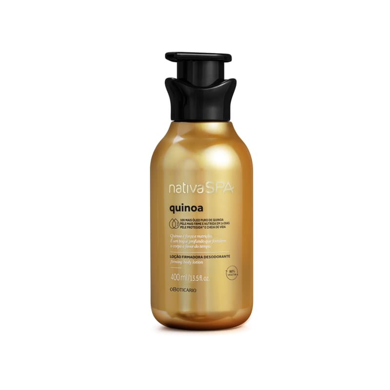 Kit Presente Nativa SPA Quinoa: Loção Hidratante Desodorante Corporal 400ml + Creme Antissinais de Mãos 75g