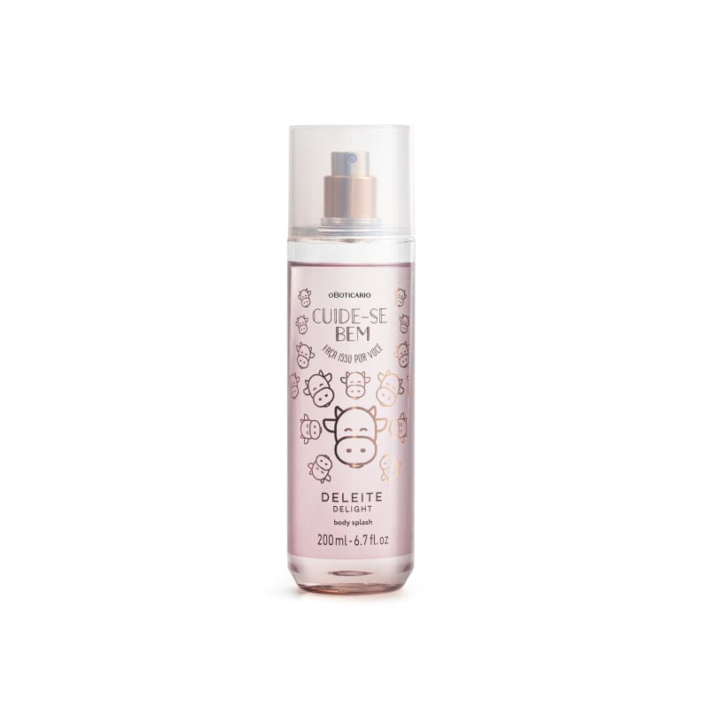 Kit Presente Cuide-se Bem Deleite: Loção Hidratante Desodorante Corporal 200ml + Body Splash 200ml + Creme de Mãos 50g