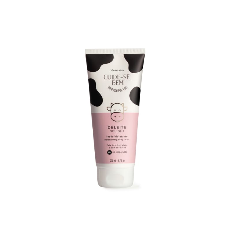 Kit Presente Cuide-se Bem Deleite: Loção Hidratante Desodorante Corporal 200ml + Body Splash 200ml + Creme de Mãos 50g