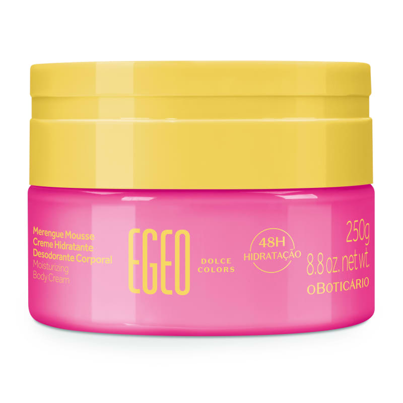 o Boticário Egeo Dolce Colors - Creme Hidratante Desodorante Corporal 250g