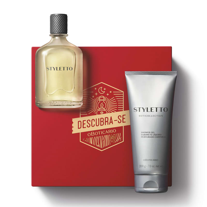 Kit Presente Boticollection Styletto: Desodorante Colônia 100ml + Sabonete Líquido 200ml