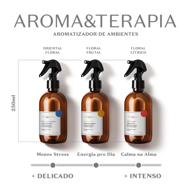 Aromatizador de Ambiente Aroma & Terapia Calma na Alma 250ml