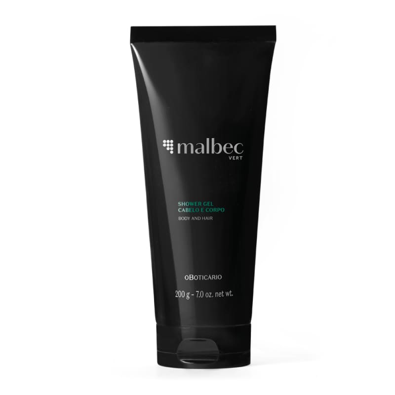 Kit Presente Dia dos Pais Malbec Vert: Desodorante Colônia 100ml + Shower Gel 200g + Saquinho Organizador