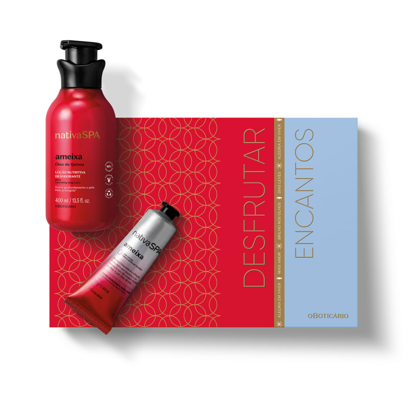 Kit Presente De Natal Nativa Spa Ameixa 3 Itens O Boticario