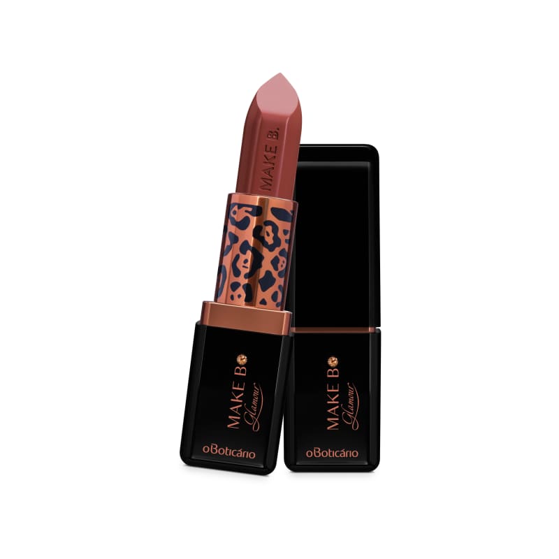 Combo Presente Glamour Fever: Desodorante Colônia 75ml + Batom Cremoso Vermelho Terra