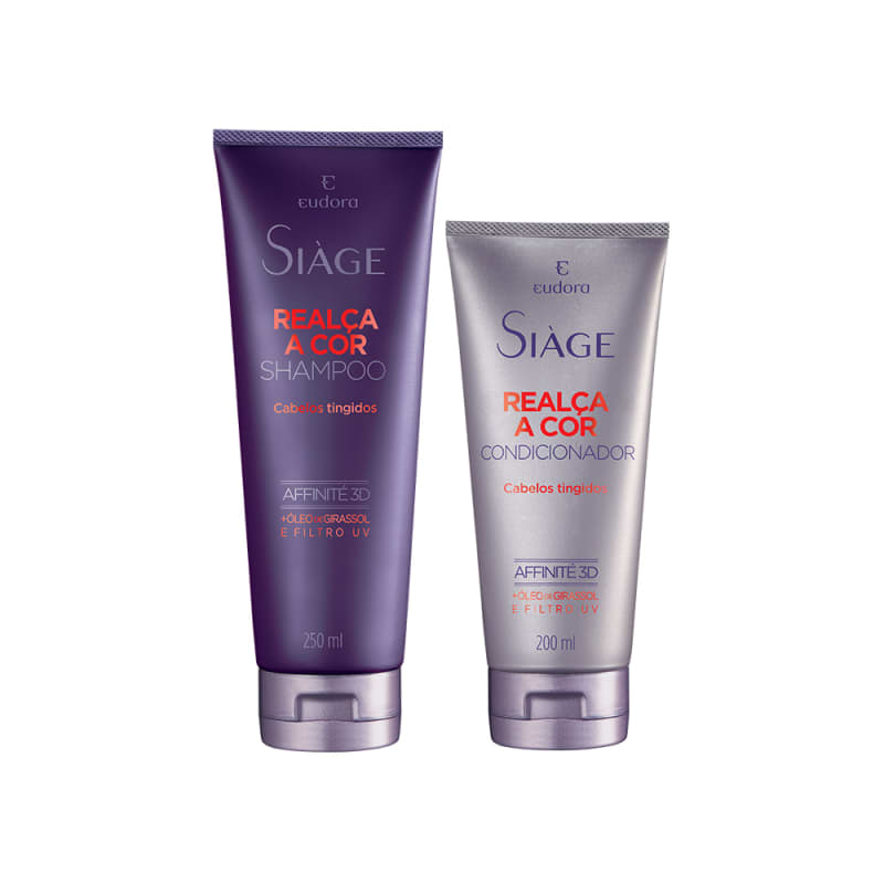 Kit Siàge Realça a Cor Shampoo + Condicionador