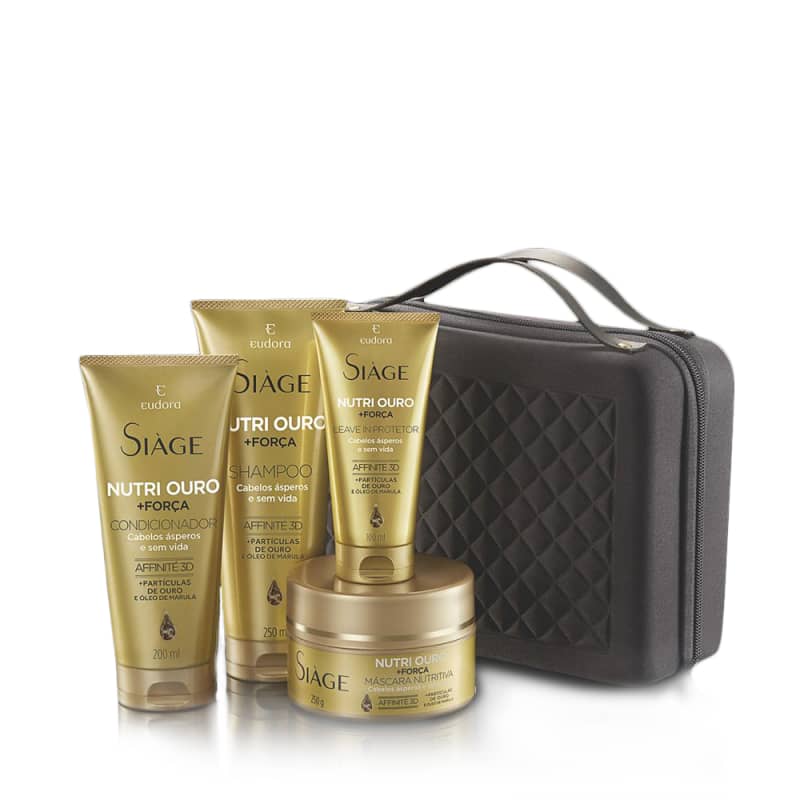 Kit Siàge Nutri Ouro + Frasqueira
