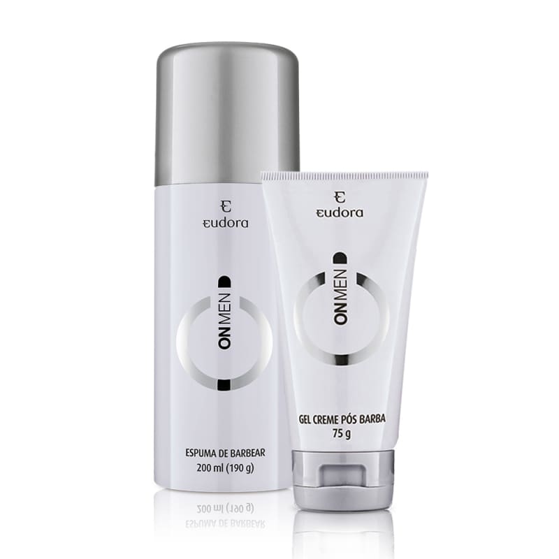 Kit On Men Para a Barba Espuma + Gel de Barbear