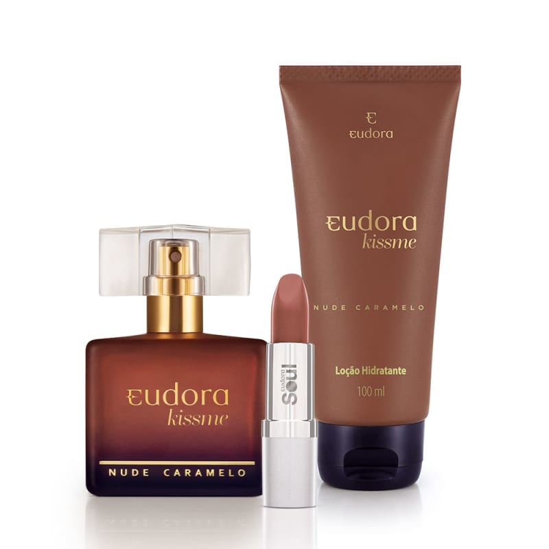 Kit Kiss Me Nude Caramelo + Batom