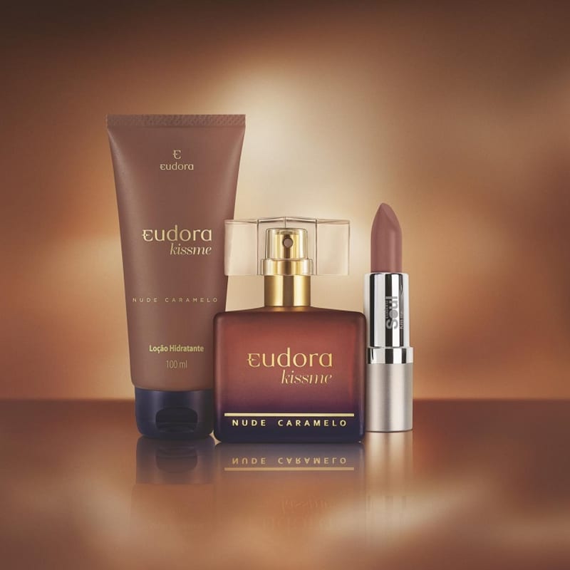 Kit Kiss Me Nude Caramelo + Batom