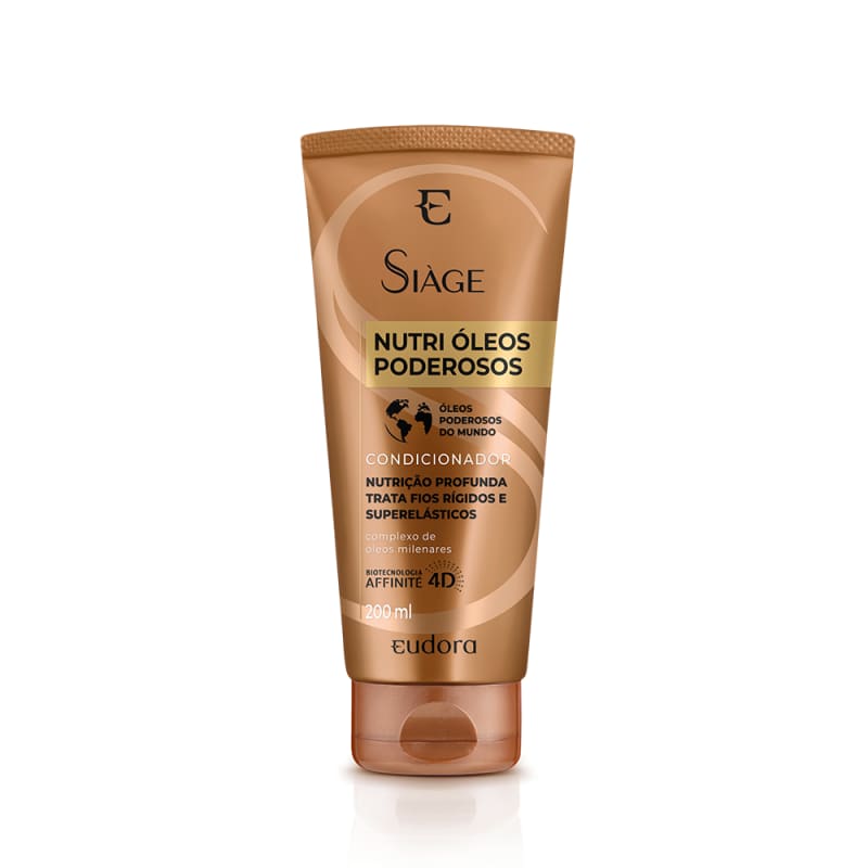Kit Siàge Nutri Óleos Poderosos Shampoo + Condicionador + Óleo Bifásico Capilar