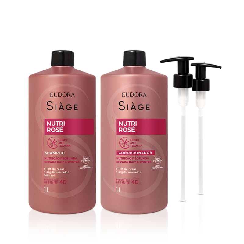 Kit Eudora Siàge Nutri Rosé (4 Produtos) Menor preço em Kit Eudora Siàge Nutri Rosé (4 Produtos)