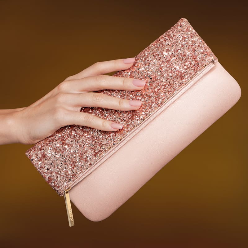 Clutch Luxo Dourado Rosé Eudora